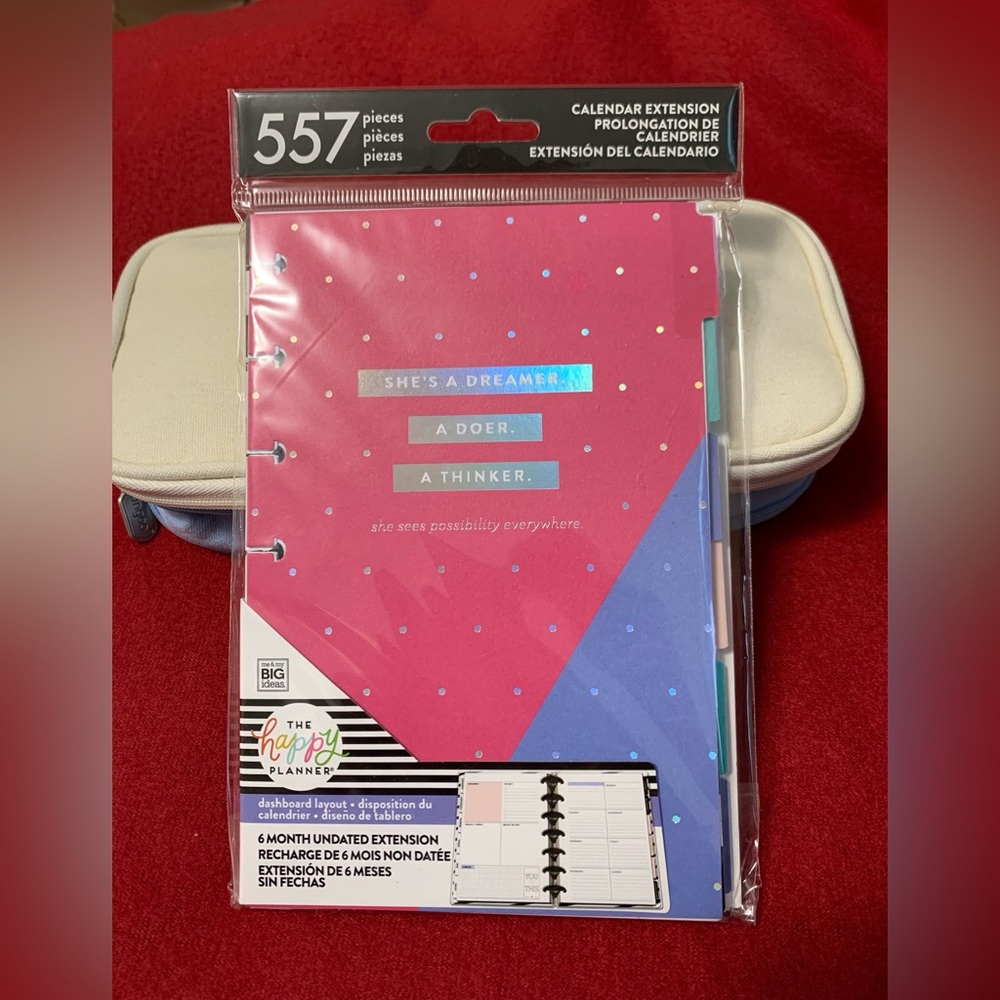 Happy Planner MINI 6 month undated colander extension (dashboard layout)